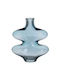 Ixia Regal Διακοσμητικό Βάζο Γυάλινο Μπλε 18x7.5xΥ21.5cm