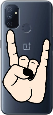 Oneplus Nord 100 Rock Transparente Silikon TPU Hülle
