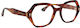 Etro Damen Acetat Brillengestelle Braun 0012 05L