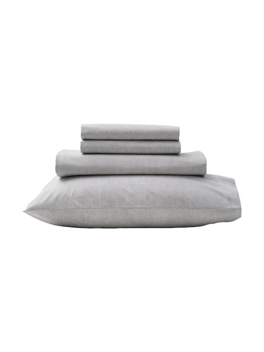 Charalambidis Textiles Чаршаф King Size с Ласти...