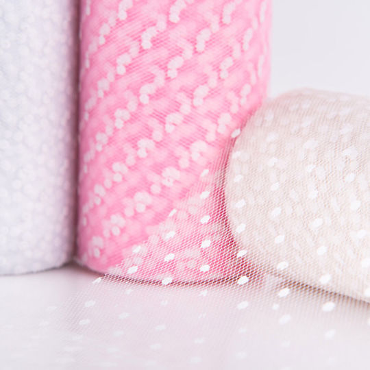 Polka Dot Tulle Ribbon 15cm 18meters 900150