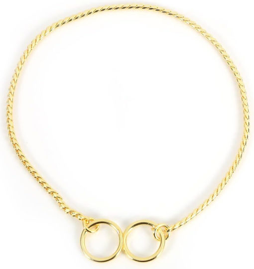 Snake Chain Gold Brass Gold Plated OEM 45cm