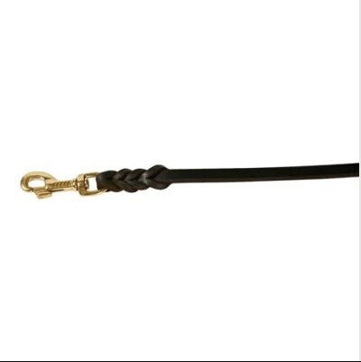 Klin Kassel Leather Oil Leash Gold Hook 15mm X 2.20m Handle