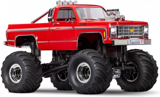 Traxxas Chevrolet K-10 Teleghidat Mașină Monster Truck Roșu