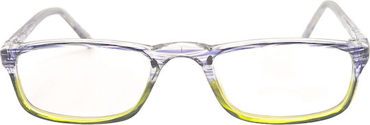 Carlo Rossi Damen Acetat Brillengestell Blau PL.17278-C2