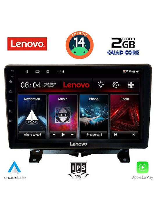 Lenovo Ηχοσύστημα Αυτοκινήτου για Land Rover Discovery / Range Rover Sport 2004-2009 (Bluetooth/USB/AUX/WiFi/GPS/Apple-Carplay/Android-Auto) με Οθόνη Αφής 9"
