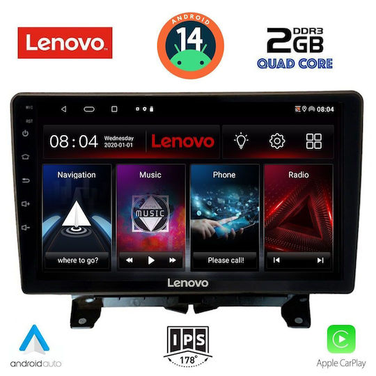 Lenovo Car Audio System for Land Rover Discovery / Range Rover Sport 2004-2009 (Bluetooth/USB/AUX/WiFi/GPS/Apple-Carplay/Android-Auto) with Touch Screen 9"