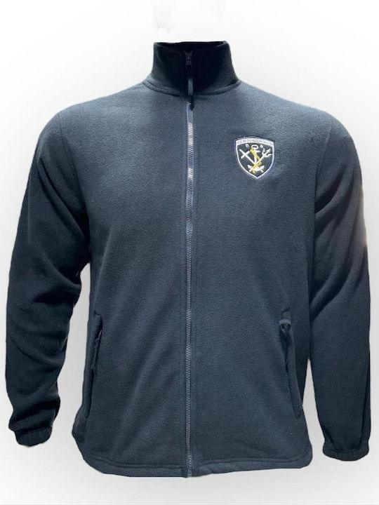 GreekForces Ζακέτα Fleece Μπλε