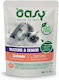 Oasy Wet Food for Senior Cats in Pouches with Salmon and Chicken 85gr