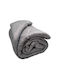 Le Blanc Bettdecke Doppelbett mit Microfiber-Füllung 200x240cm Grey 350 GSMGsm