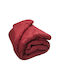 Le Blanc Bettdecke Doppelbett mit Microfiber-Füllung 200x240cm Bordeaux 350 GSMGsm