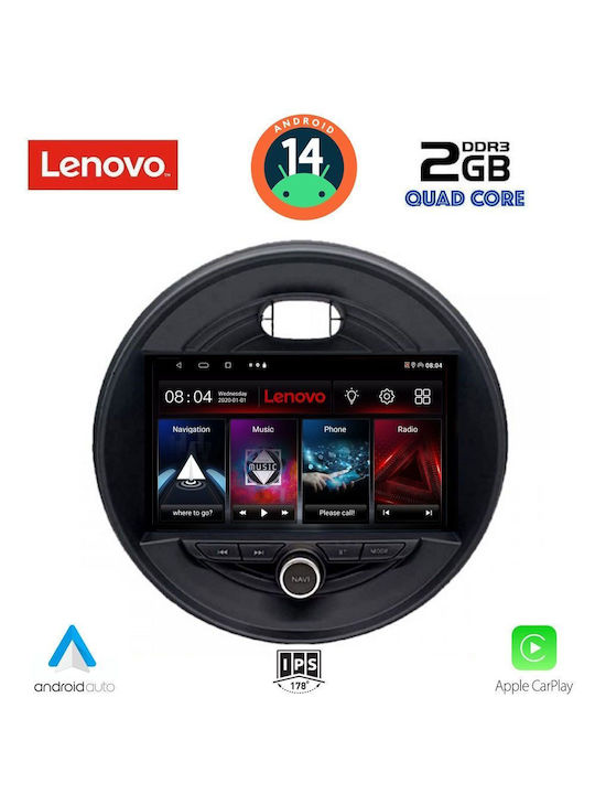 Lenovo Sistem Audio Auto pentru Mini Clubman / Cooper / Țăran / Roadster 2014-2017 (Bluetooth/USB/AUX/WiFi/GPS/Apple-Carplay/Android-Auto) cu Ecran Tactil 9"