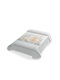 Belpla Blanket Spanish Nursery Swaddling Blankets Ster 664 Velvet Gray Grey 80x110cm