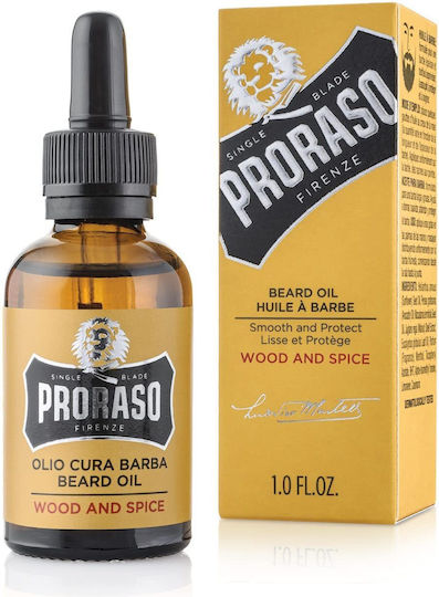 Proraso Wood & Spice Oil for Mustache 30ml