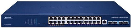 Planet Technology GS-6311-24T4X Managed L3 Switch με 24 Θύρες Gigabit (1Gbps) Ethernet και 4 SFP Θύρες