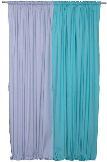 Viopros Curtain With Pencil Pleat Gray 270x280cm