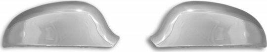 Chrome Mirror Covers Compatible Vw Jetta 2005-2010 Stainless Steel