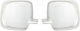Chrome Mirror Covers Compatible Citroen Bipper 2008-2015 Abs Plastic
