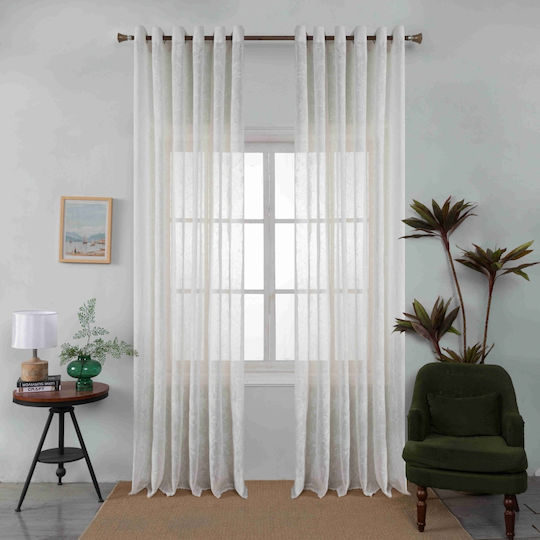 Homeone Vorhang mit Grommet Ecru 270x290cm