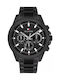 Tommy Hilfiger Lars Men's Watch 46mm Chronograph Battery with Black Metal Bracelet