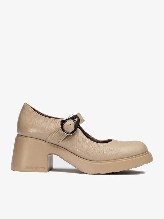 Wonders Brown Heels