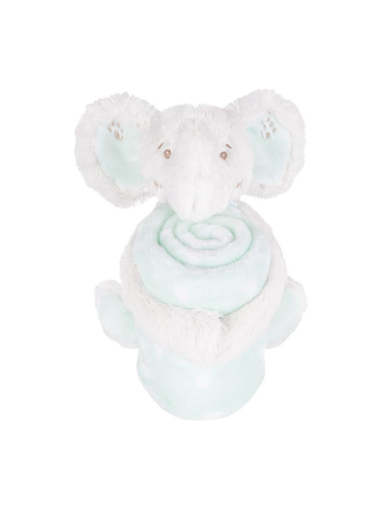 Queen Mother Baby Blanket Elephant Time Velvet Turquoise Vermilion 70x100cm
