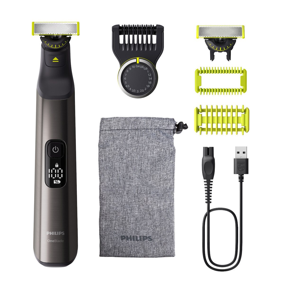 Philips OneBlade Pro 360  Ξυριστική Μηχανή Προσώπου / Σώματος Επαναφορτιζόμενη (QP6552/15)