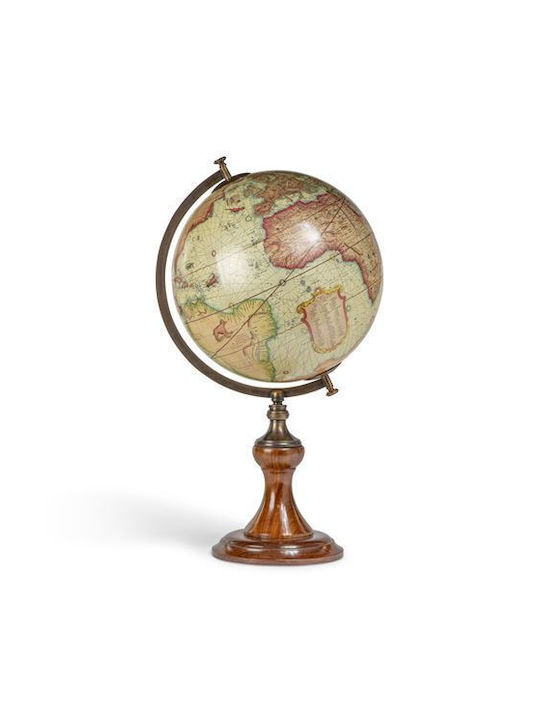 Globe with Wooden Base Mercator