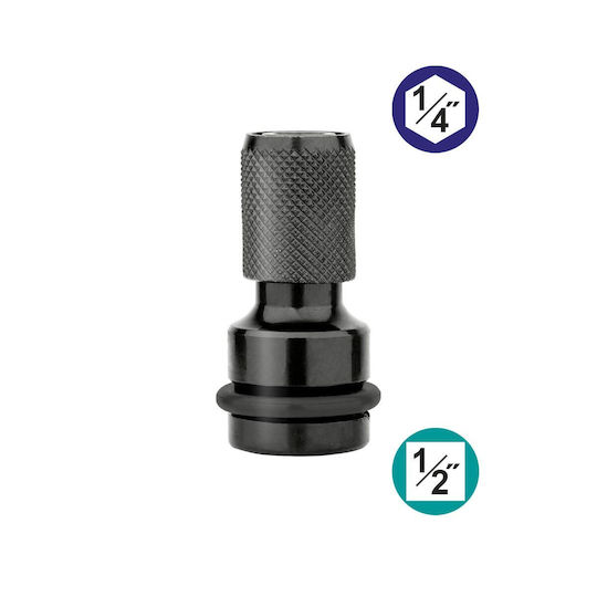 Ingco Adapter Pneumatic with Socket 1/2'' / HEX and Output 1/2'' / 1/4'' / Bit Holder