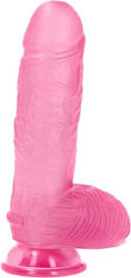 Enea Transparent Pink Dildo