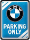 Πινακίδα Λογότυπο Bmw Parking Only