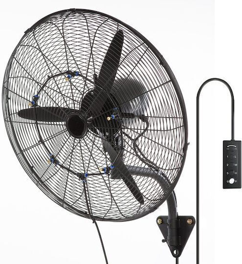 Ανεμιστήρας Τοίχου 115W Διαμέτρου 61.6cm Μαύρος
