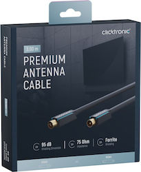 Cablu antenă Clicktronic TV Connections IEC 3m