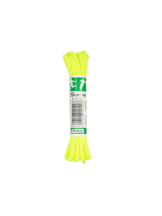 Pelekan Shoelaces Elastic Yellow 2pcs 120cm