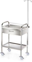 DM Construction Τροχήλατο Τραπεζάκι Krankenpflege mit einstellbarer Höhe B40xT60xH80cm D10-30