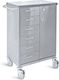 DM Construction Τροχήλατο Τραπεζάκι Nursing W50xD75xH100cm D-21