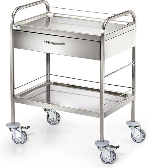 DM Construction Τροχήλατο Τραπεζάκι Nursing W70xD50xH84cm D-31