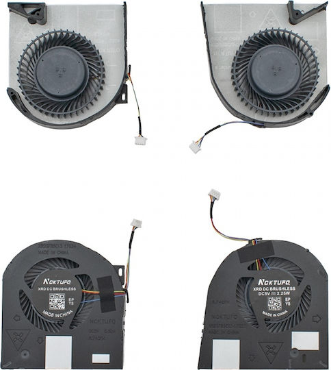Cpu Fan Cpu + Gpu Dell Precision 7530 4pin 5v 0.5a Mg75090v1-c160-s9a Mg75090v1-c170-s9a Ns85c12-17g23 Ns85c13-17g24