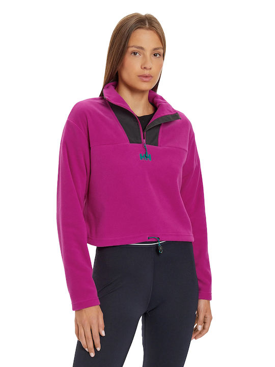 Helly Hansen Cropped Γυναικείο Φούτερ Magenta