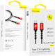 Blavec Braided USB-C to Lightning Cable 20W Μαύρο 0.5m
