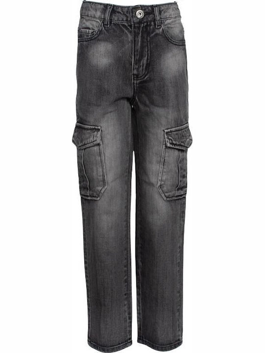 Kids' Denim Pants Black