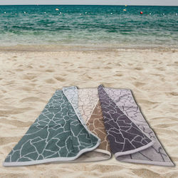 Borea Beach Towel Cotton Gray