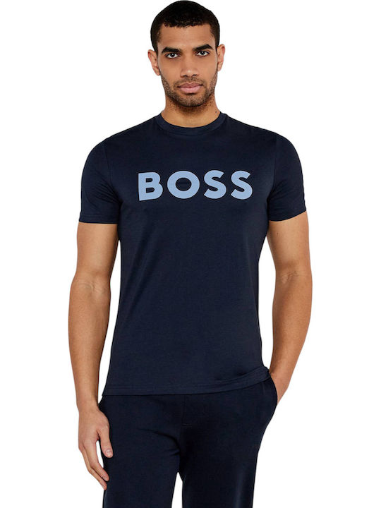 Boss Атлетична Тениска Тъмносин