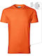 Rimeck Men's Short Sleeve Promotional T-Shirt Orange