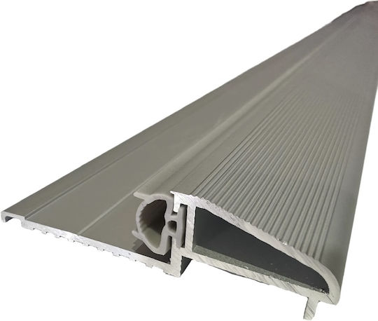 Multi Block Door Draft Stopper Door Wind and Water Blocker Door Draft Stopper Rod in Silver Color
