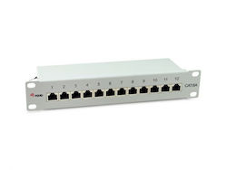 Equip Panou Patch Ecranat pentru Rack 1U 10" ca...