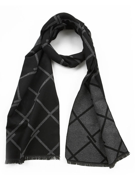 Verde Men's Scarf Black