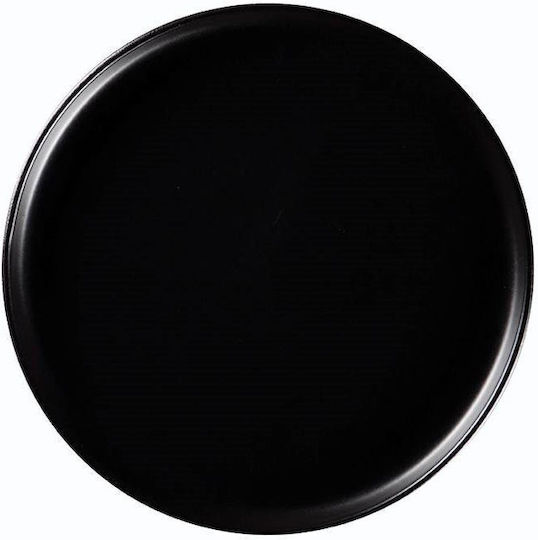 Rak Porcelain Plate Desert made of Porcelain Black with Diameter 20cm
