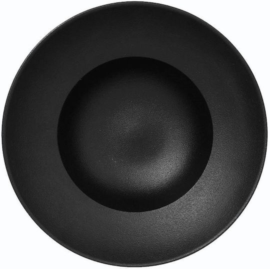 Rak Porcelain Neofusion Πιάτο Βαθύ από Πορσελάνη Μαύρο με Διάμετρο 23cm