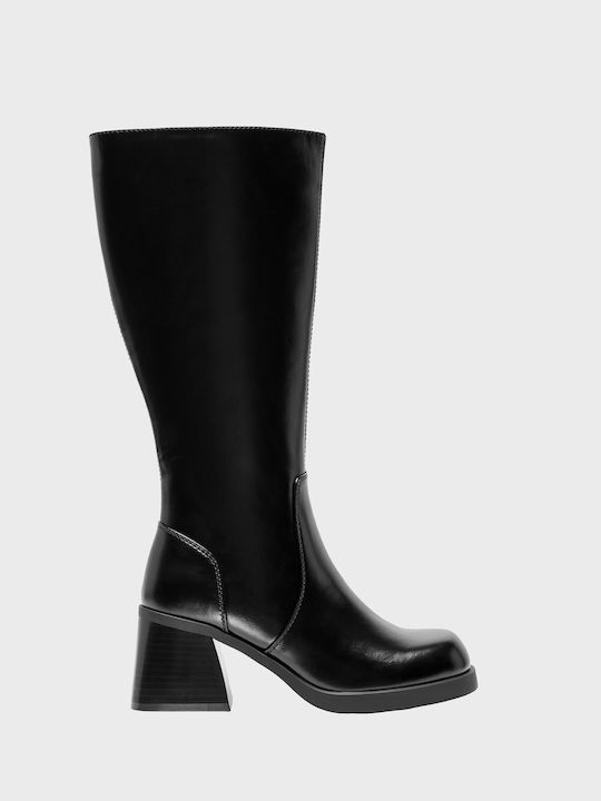 Only Women's Boots with Medium Heel Black